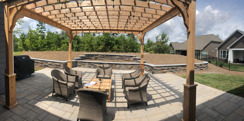 Fort Mill paver patio