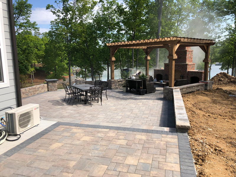 Paver patio design and installation in the Charlotte and Union County, NC area.