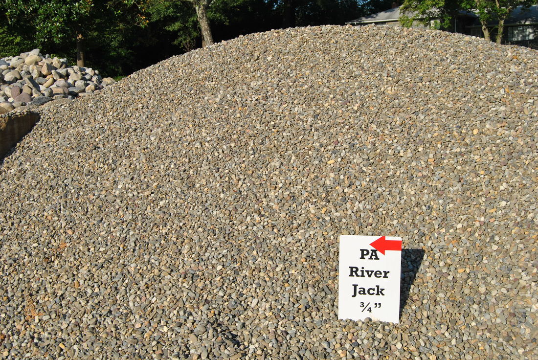 Monroe decorative river rock